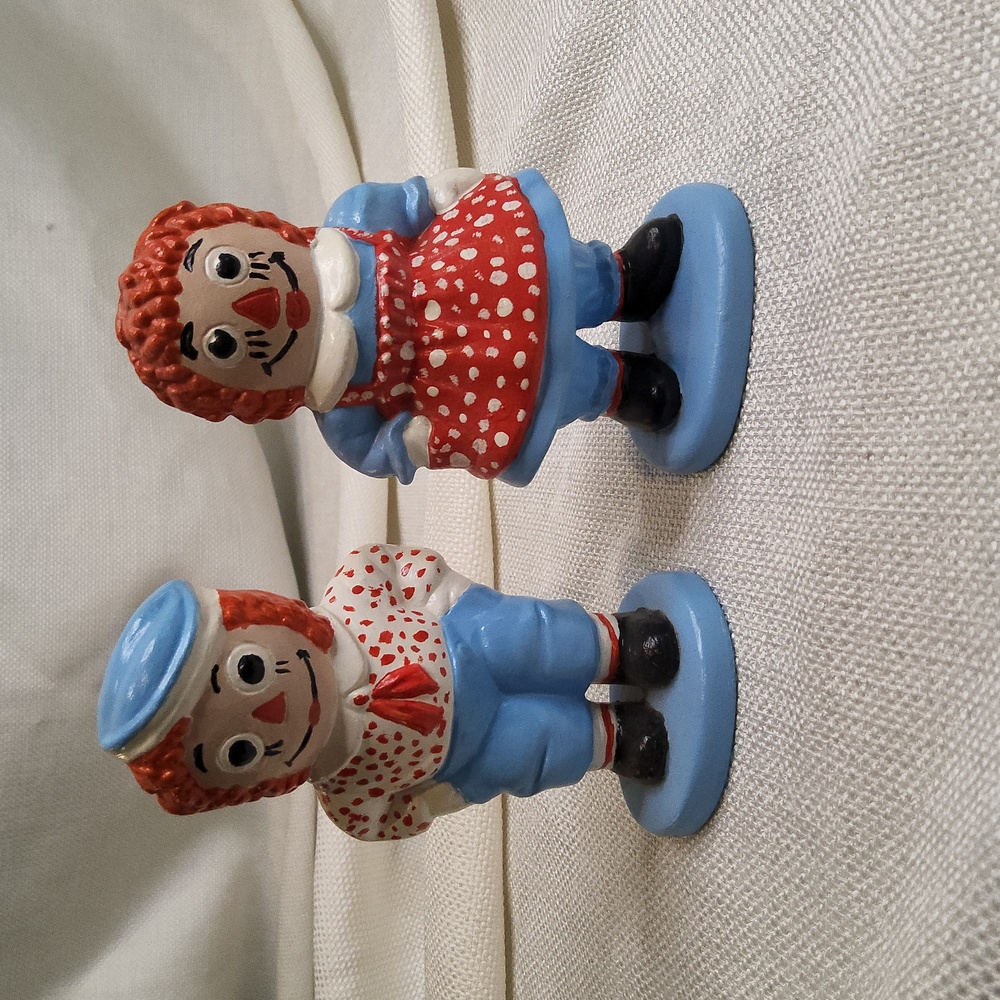 Ragedy Ann Ragedy Andy ceramic figurines
